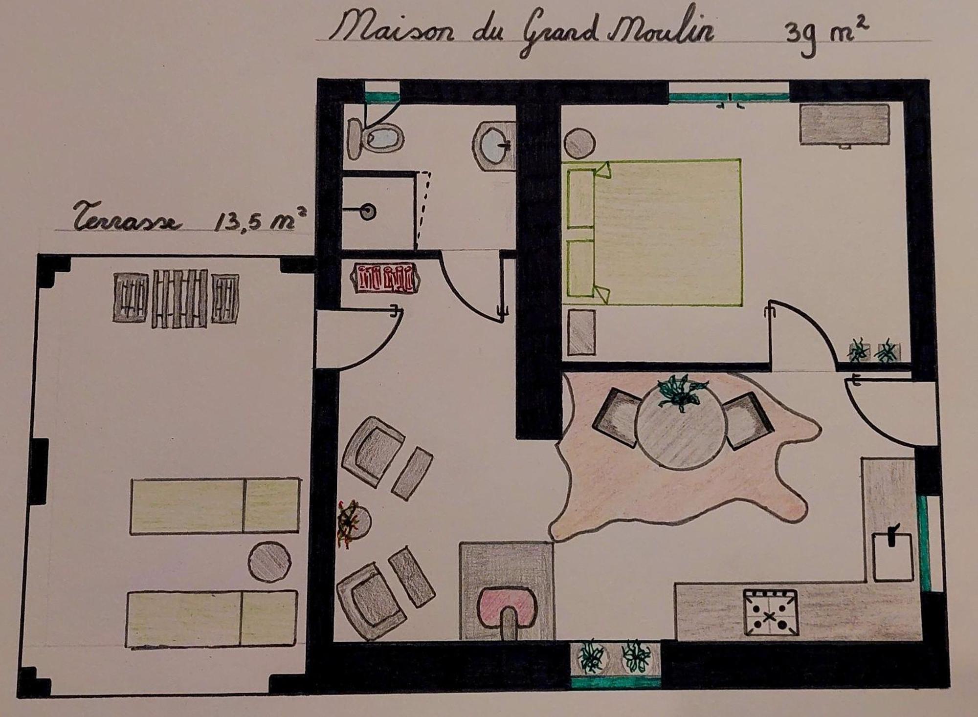 Maison Du Grand Moulin Saint-Aubin-en-Charollais Buitenkant foto